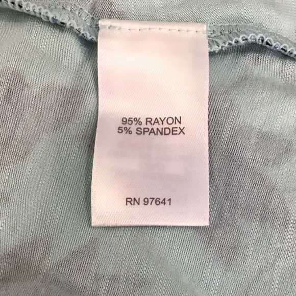 J Jill Floral Sleeveless Aqua Blue V Neck Dress Women’s Size Small Petite NEW - Picture 9 of 13